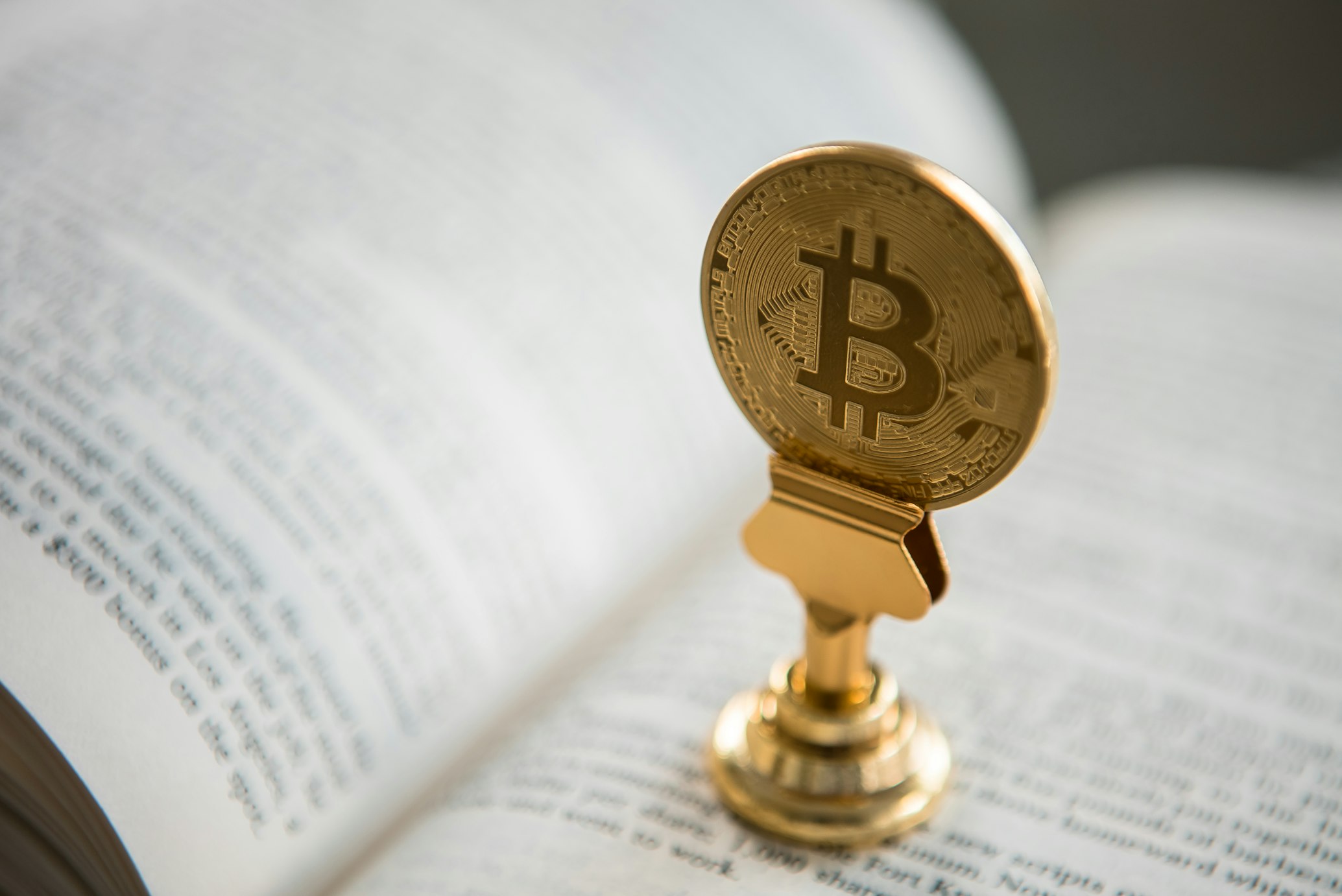 Image of person trying to learn about crypto